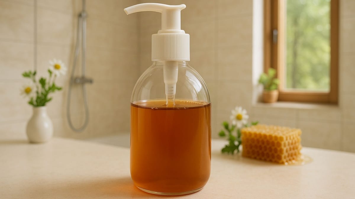 Al momento stai visualizzando SHAMPOO NATURALE AL MIELE FATTO IN CASA